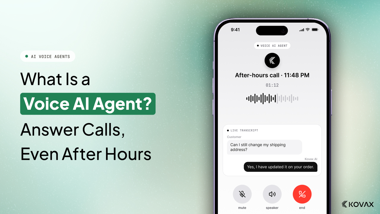 What Is a Voice AI Agent? Answer Your Shopify Store's Calls, Even After Hours