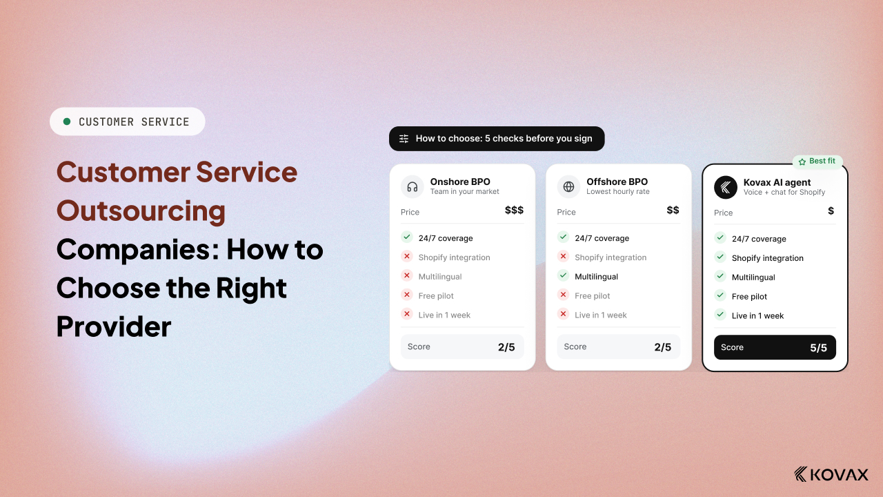 Customer Service Outsourcing Companies: How to Choose the Right Provider
