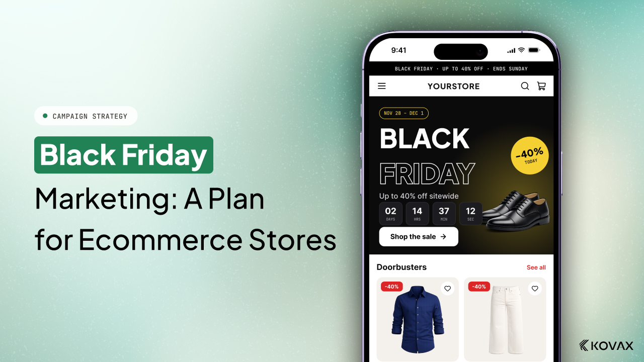 Black Friday Marketing: A Plan for Ecommerce Stores