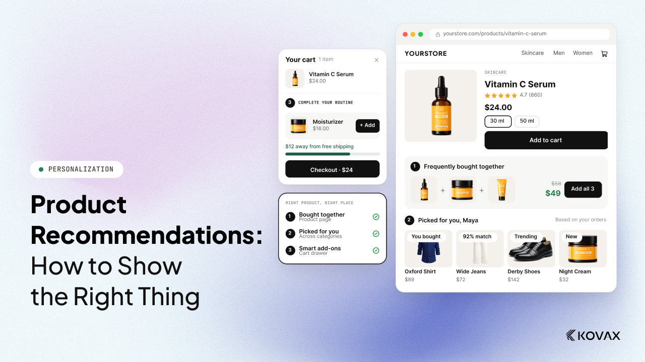 Product Recommendations: How to Show the Right Thing