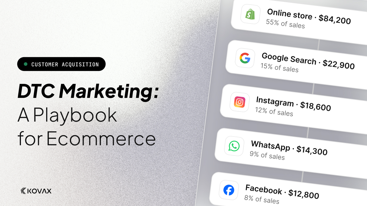 DTC Marketing: A Playbook for Ecommerce