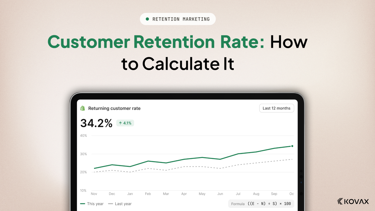 Customer Retention Rate: How to Calculate It, and What the Number Won't Tell You