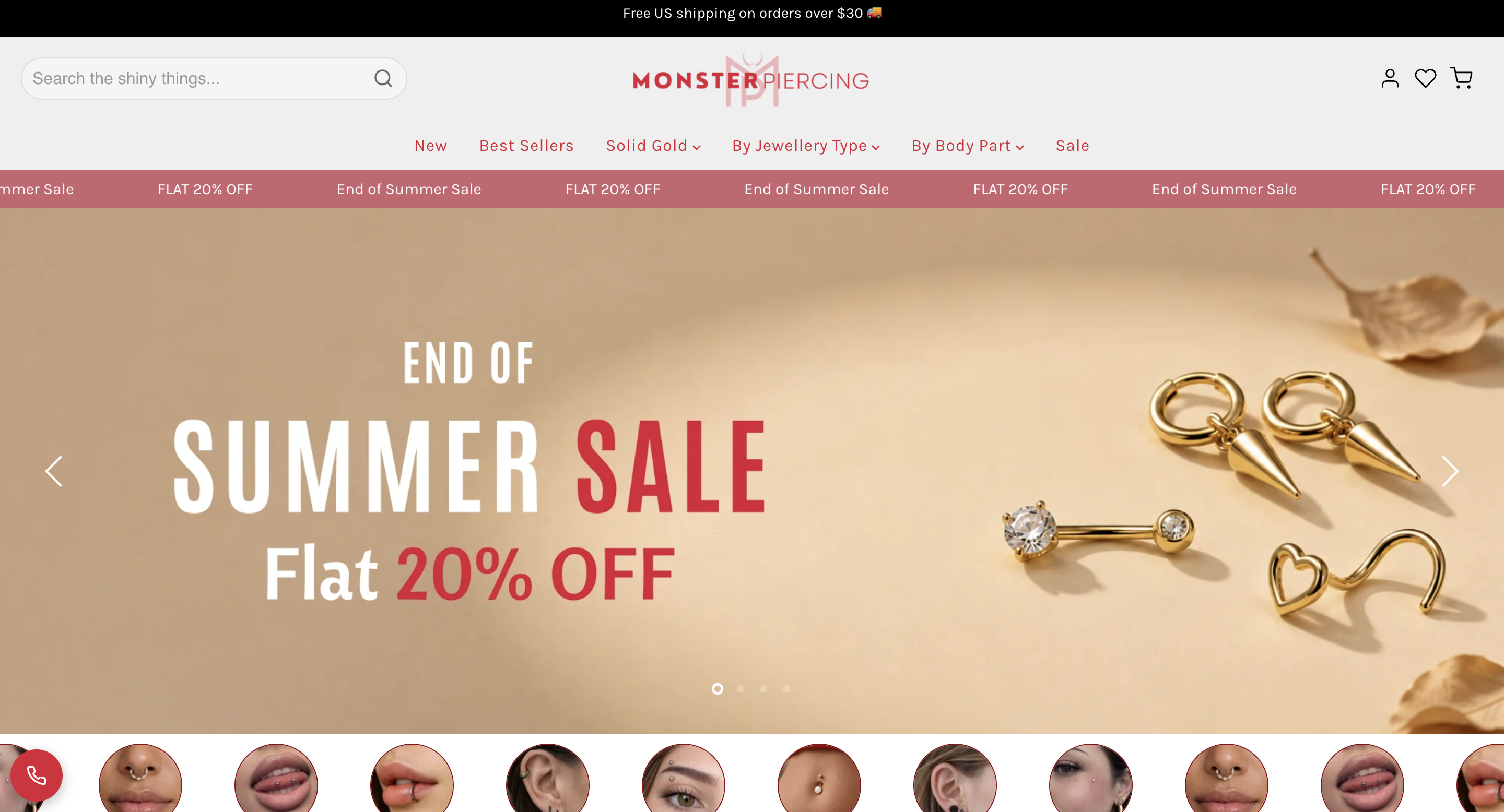 After: redesigned product-first homepage hero banner